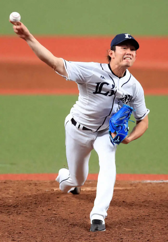 【画像・写真】西武・今井、自身4連勝となる5勝目　5回まで無安打投球　打線は初回一気6点で連敗ストップ　