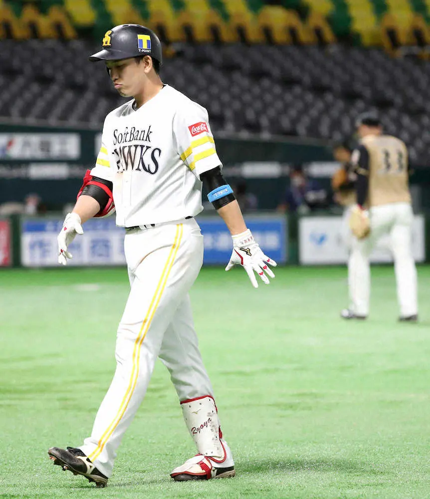 【画像・写真】さすが侍Jだ!栗原　9回2死から起死回生の同点8号ソロ　ソフトBは引き分けで辛くも5連敗回避