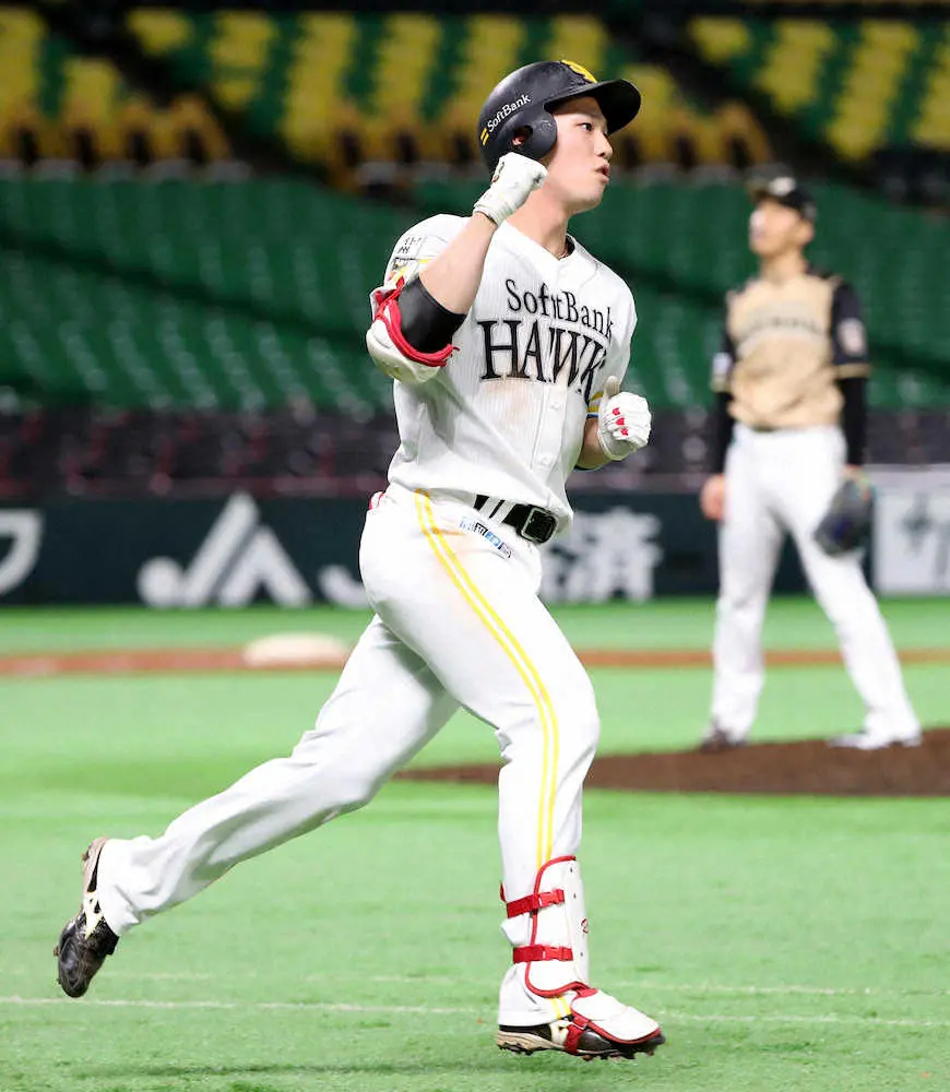 【画像・写真】ソフトB・栗原、5連敗危機救った9回2死ドロー弾　侍ジャパン選出後初アーチ「責任もう一つ違うのかな」