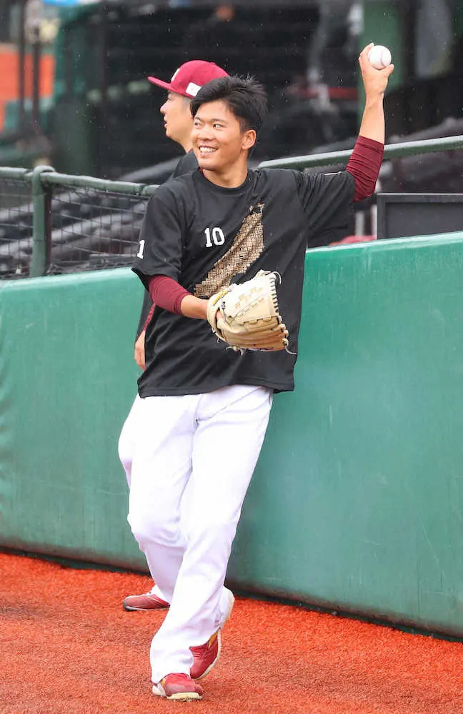 【画像・写真】楽天・早川　オリックス戦雨天中止も20日予定通り先発へ