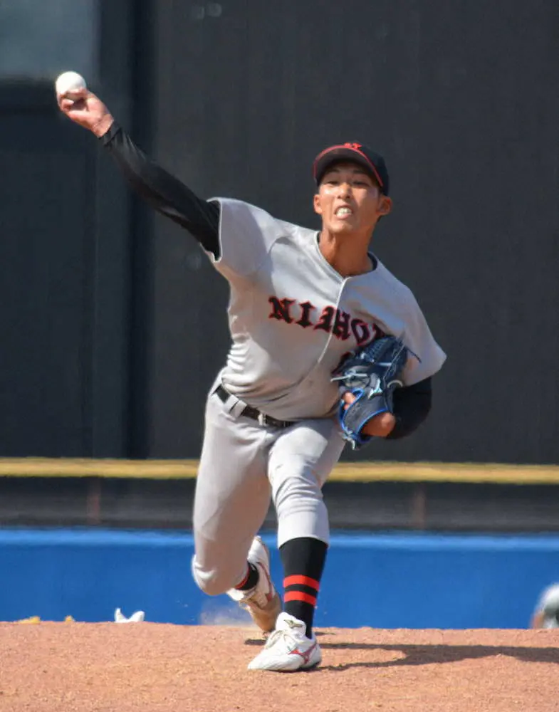 【画像・写真】日大が昇格王手!赤星、初回先制許すも1失点完投　17年秋以来の1部復帰へ22日VS立正大