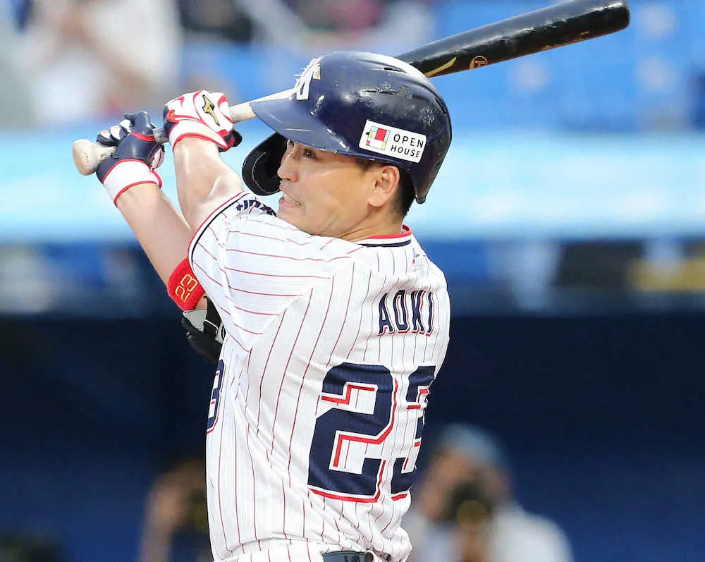 【画像・写真】ヤクルト・青木　侍最年少選出の村上に「3カ条」授けた