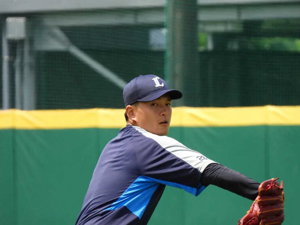 【画像・写真】西武ドラ2左腕・佐々木、23日楽天戦で初先発　ここまで中継ぎで2試合に登板