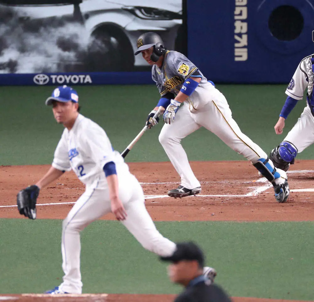 【画像・写真】阪神　連敗止めた、大野雄も止めた　少ない好機を生かし、バンテリンDでは8年ぶりに左腕に土つけた