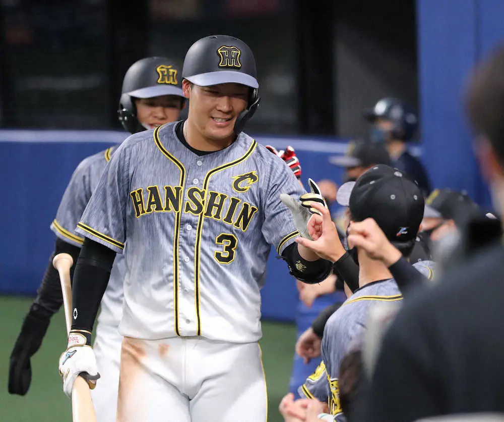 【画像・写真】阪神・大山に復調の兆し　意地のマルチだ！2打点だ！矢野監督の“キーマン指名”に奮起した