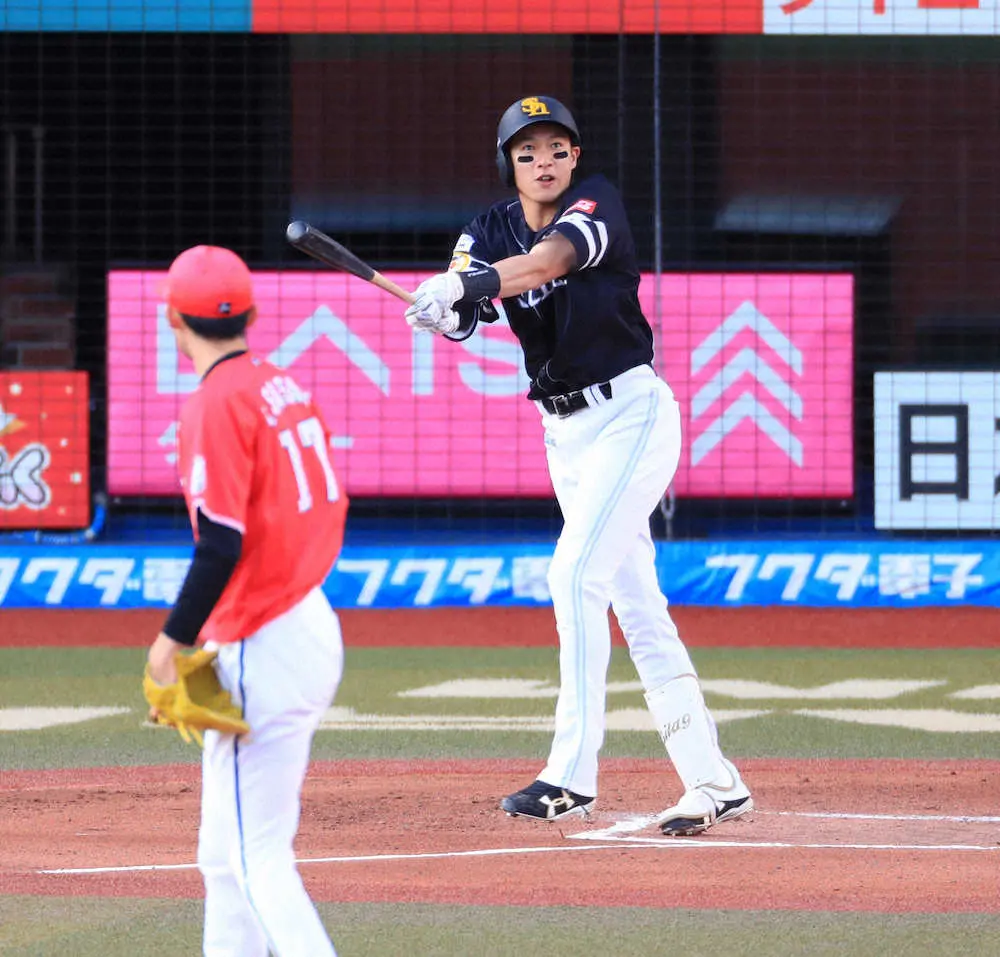 【画像・写真】「令和の怪物」ねじ伏せたソフトバンク・柳田　先制弾＆決勝打は自分への怒りが凝縮したスイング