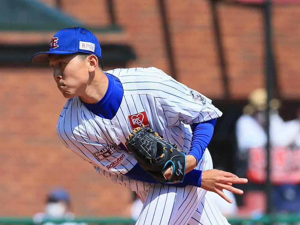 【画像・写真】楽天・西口　窮地救ったプロ初勝利　16年ドラ10「ちょっと出来過ぎ」4回1/3を1失点好救援