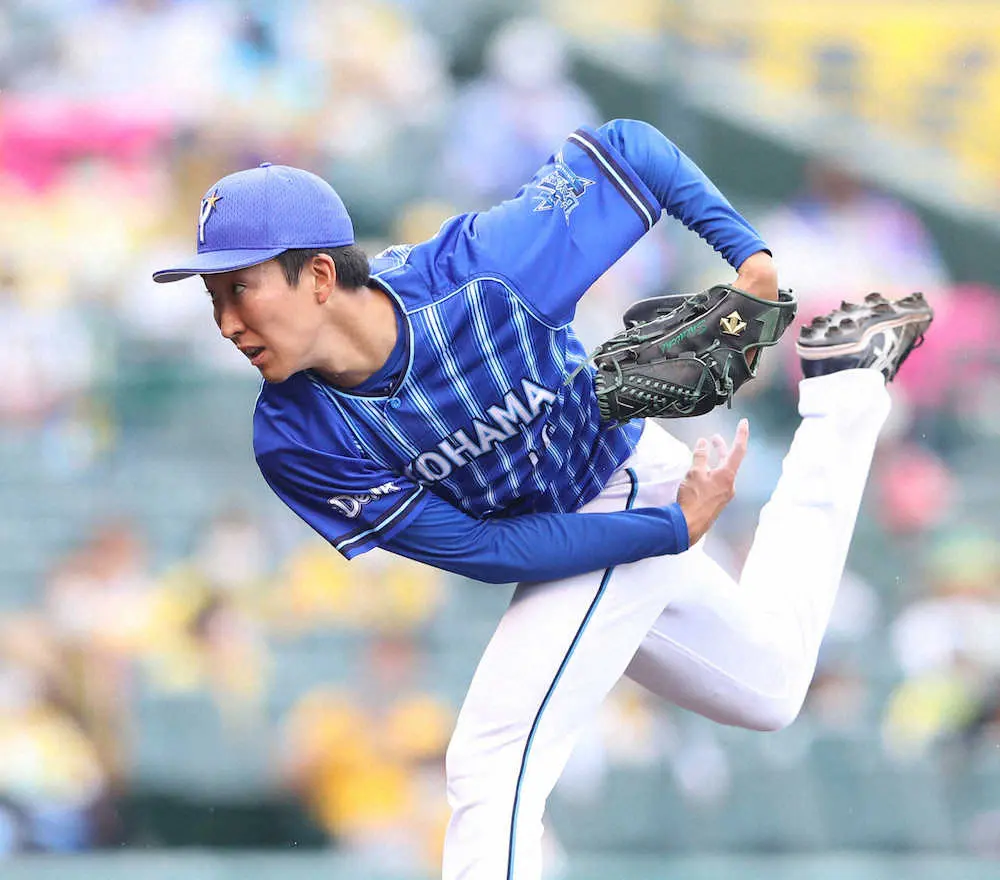 【画像・写真】DeNA・大貫　ウクレレ効果だ5回2失点2勝目　6年ぶり甲子園での阪神戦3連戦3連勝導いた