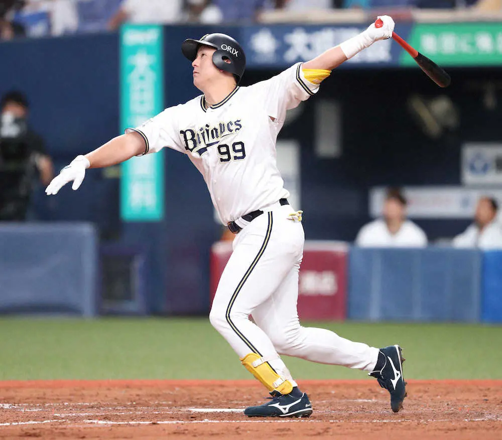 【画像・写真】また“甘いもの”打った　オリックス・杉本の2発から5点差追いつきドロー　今季17本中10本のお得意様