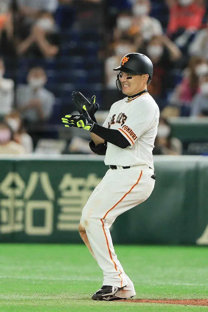 【画像・写真】巨人・丸、8回執念同点打　2軍から復帰後打率.455、好調要因は「自分の形で振る」