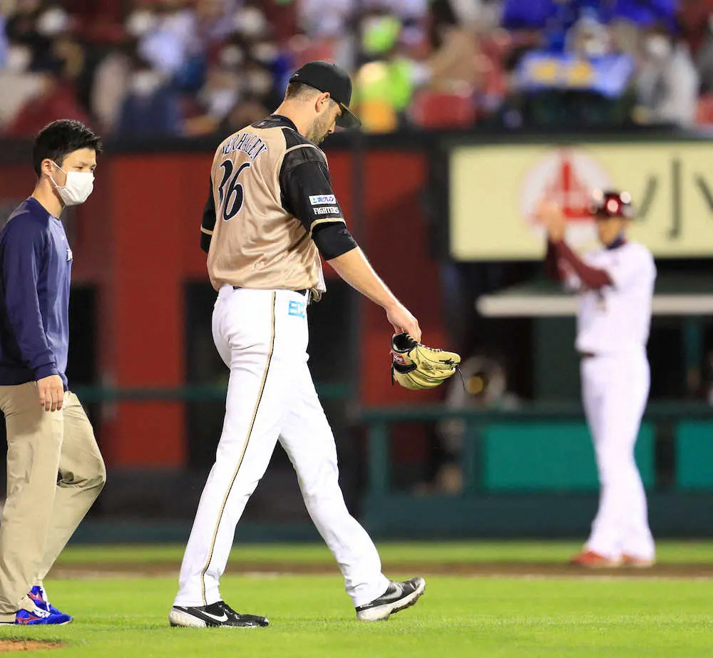 【画像・写真】日本ハム5点リード守れず単独「Bクラス」続く…栗山監督5回に4失点のバーヘイゲンに苦言