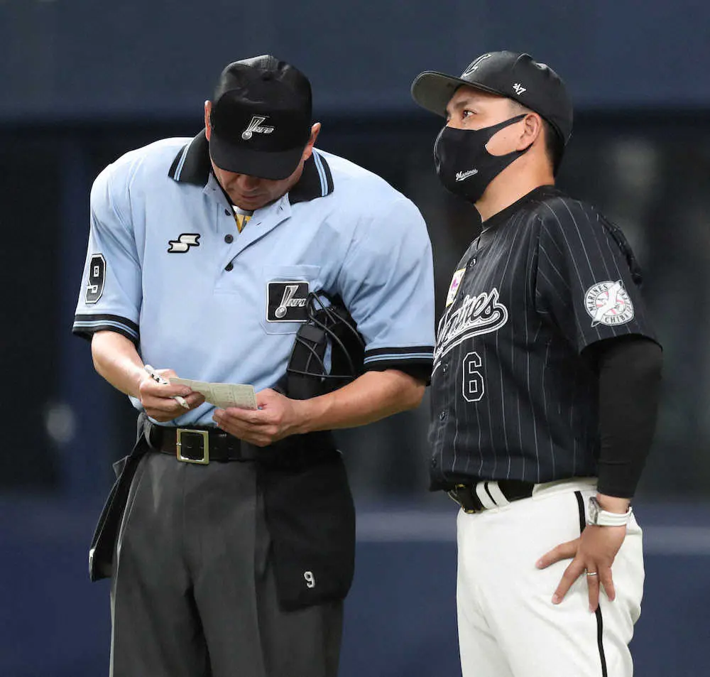 【画像・写真】ロッテ5点リードから引き分け…必死の小技もつながらず　井口監督「もったいない」