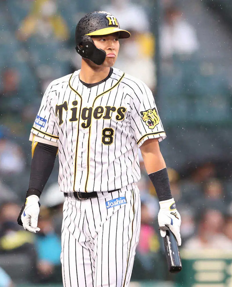 【画像・写真】阪神・佐藤輝が通算100三振　71試合目で到達　阪神新人では3人目