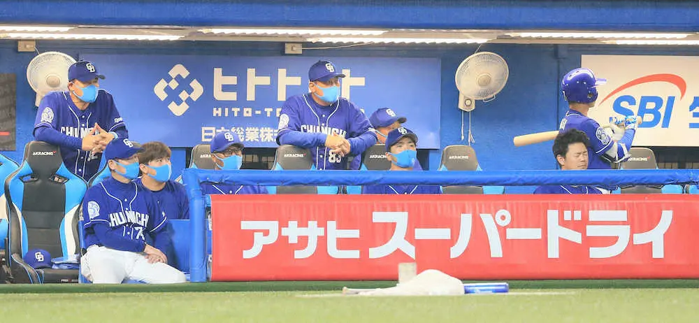 【画像・写真】中日　ついに今季最多「借金8」　序盤の大量失点響き、下位のDeNAに連敗