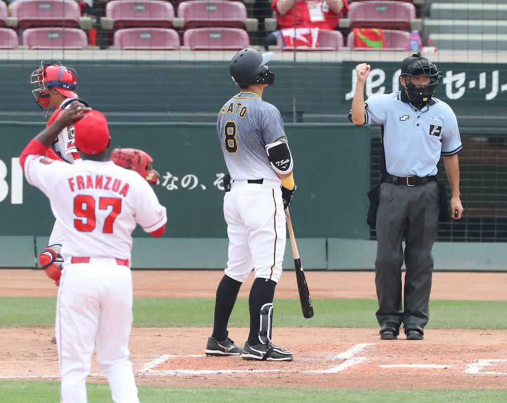 【画像・写真】阪神　必死の継投策も実らずカード負け越し　佐藤輝は「まさか」5三振　巨人の結果次第で首位陥落