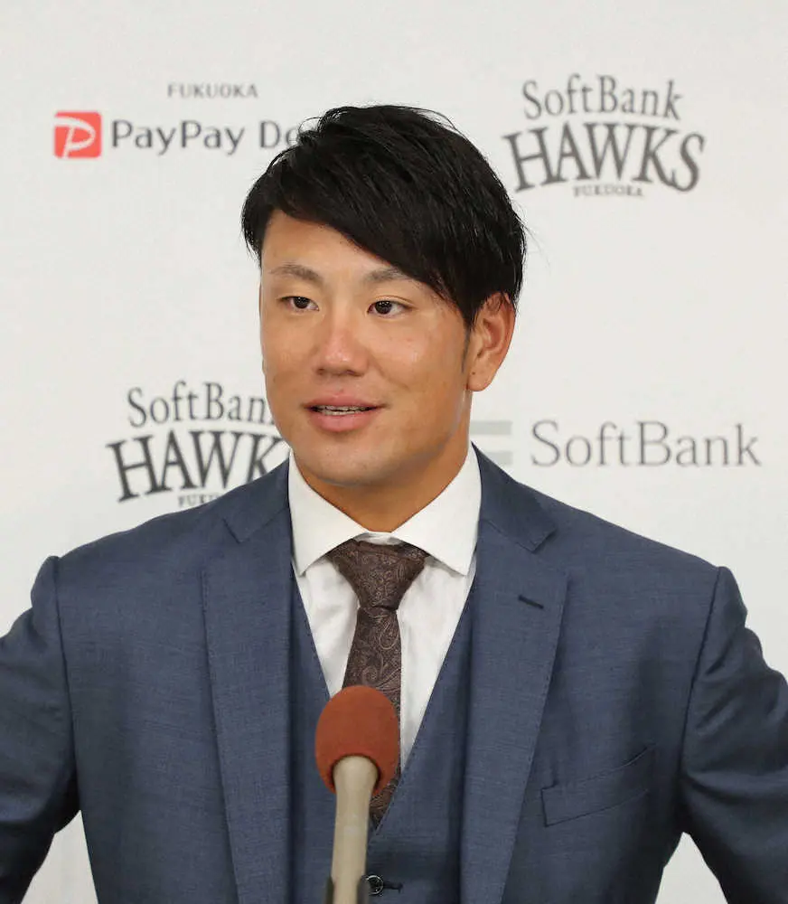 【画像・写真】阪神からトレード移籍の中谷が「5番左翼」で鷹デビュー　早速甲子園で古巣と対決