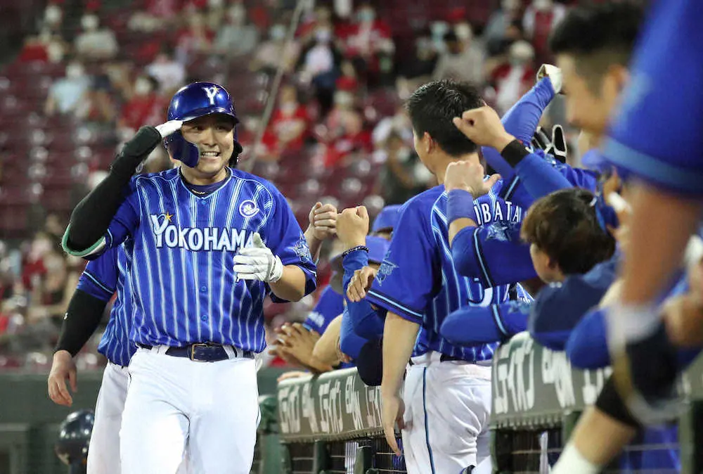 【画像・写真】DeNA・佐野　8回決勝7号！借金11から巻き返しへ「自分がみんなを助けたい」