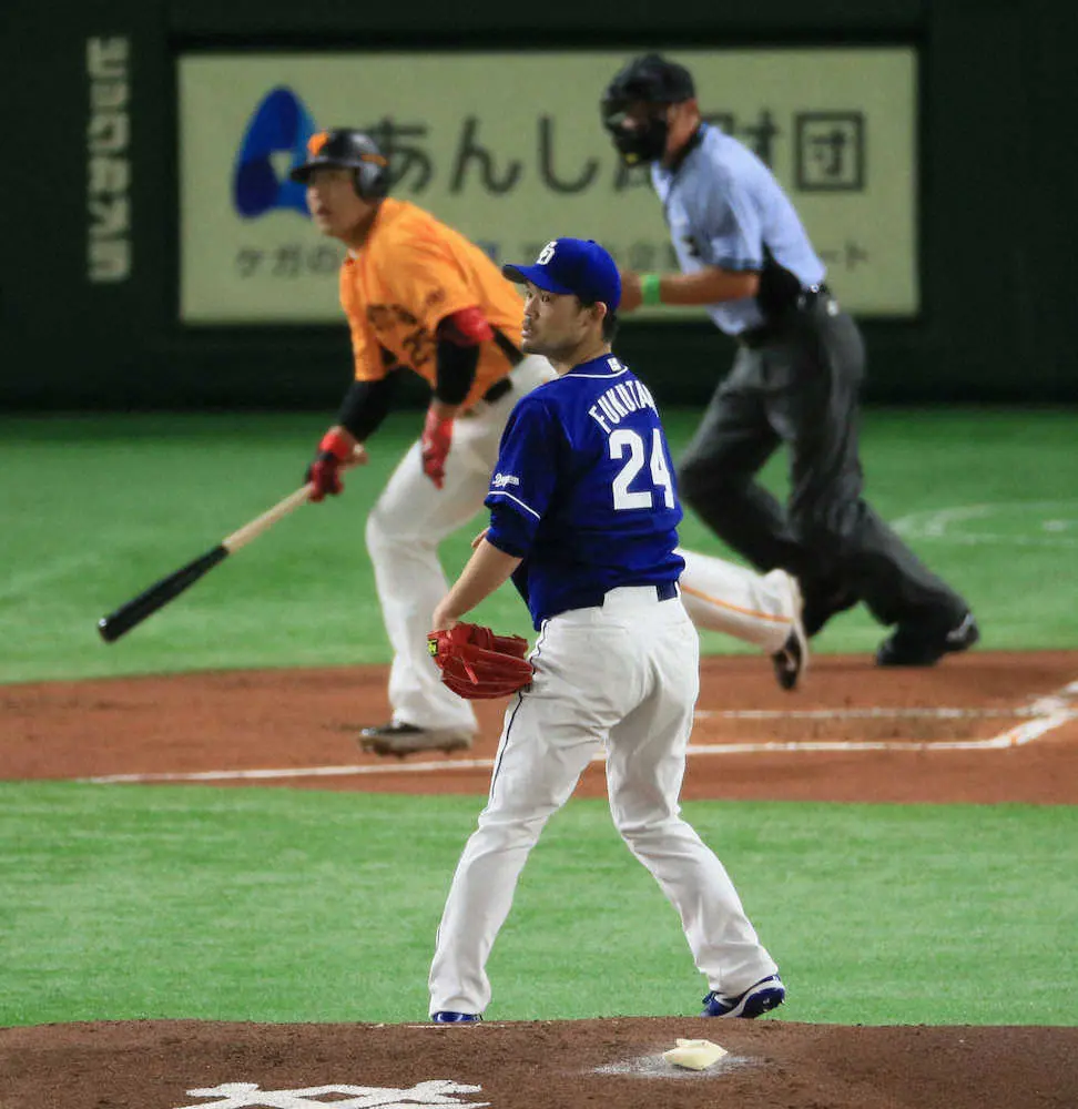【画像・写真】中日　借金「10」に逆戻り　打線が福留の一発だけ　援護なく先発・福谷は8敗目