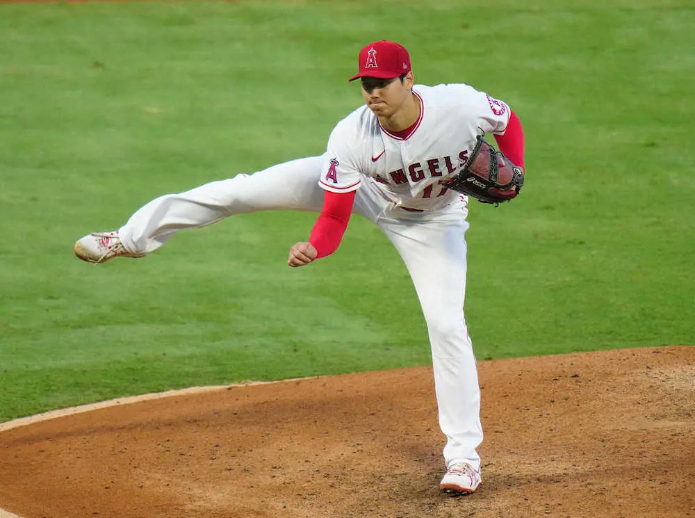 【画像・写真】大谷が日米50勝！2番投手“リアル二刀流”で7回2失点　引退・松坂から受け継ぐ“ヒーローのバトン”