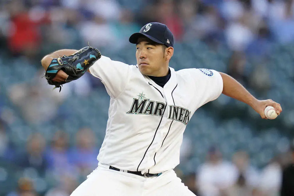 【画像・写真】菊池雄星　5回8安打5失点で降板、メジャー自己最多7勝目ならず