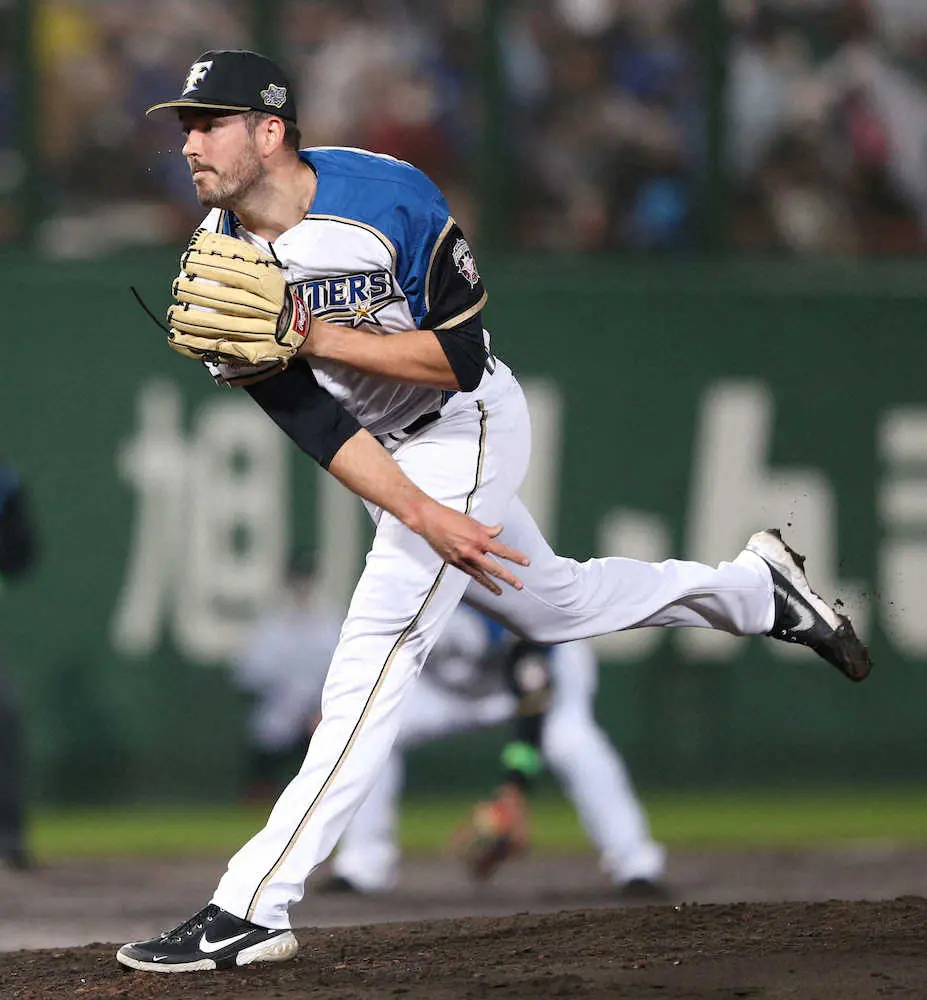 【画像・写真】日本ハム　継投策ズバリ！旭川で連勝　2番手・バーヘイゲンが2勝目