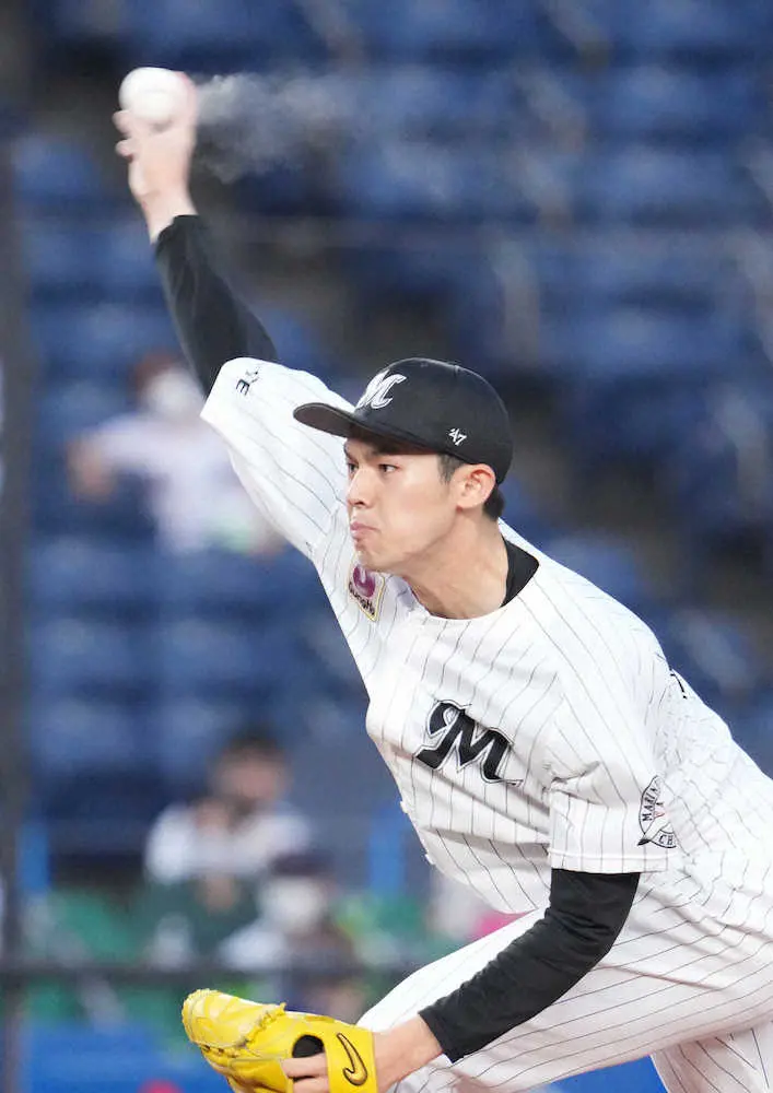 【画像・写真】ロッテ・佐々木朗が9日の日本ハム戦先発へ　「制球重視でしっかり投げたい」