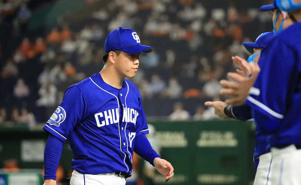 【画像・写真】中日・柳が受け継ぐ「松坂魂」　引退する横浜高の先輩に「成長」示す8回無失点
