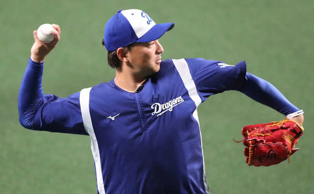 【画像・写真】中日・田島　トミー・ジョン手術乗り越え、2年ぶりに1軍昇格「めちゃくちゃ緊張」