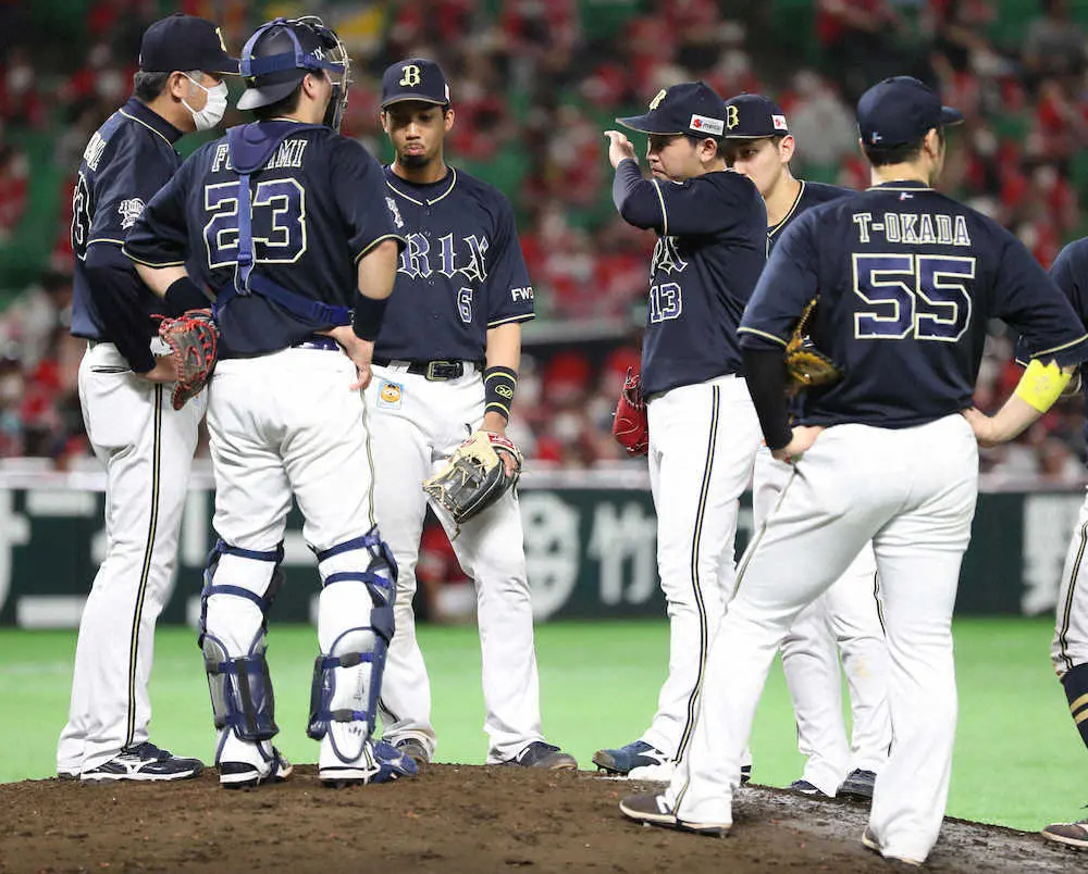 【画像・写真】オリ・宮城　自己ワースト被安打8も7回4失点粘投　中嶋監督ねぎらい「悪い中でも試合をつくってくれた」