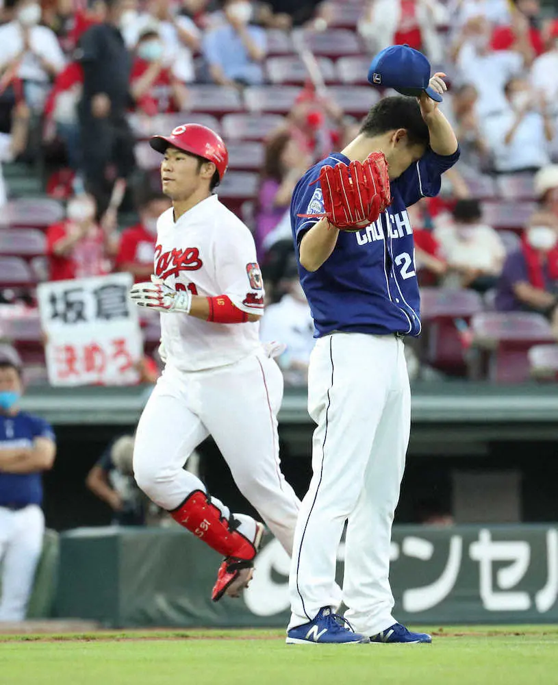 【画像・写真】投壊の中日　5投手が被安打15、8失点と打ち込まれ、3カードぶり負け越し　借金は再び「9」に