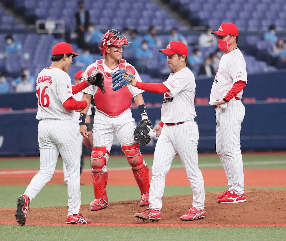 【画像・写真】三菱重工East　エース大野力尽きる、再編後初Vならず　佐伯監督「ただただ悔しい」