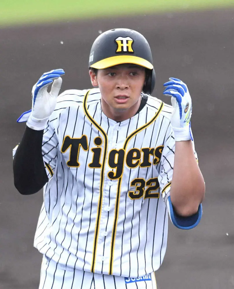 【画像・写真】阪神・井上　前半戦を理想の逆方向V弾で締めくくり　フレッシュ球宴は「最優秀獲りたい」