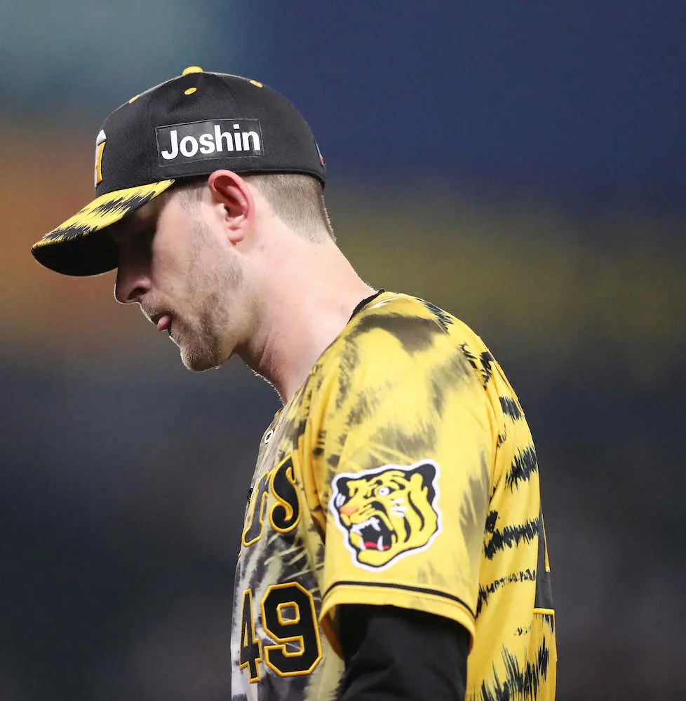 【画像・写真】阪神・ガンケル　神通力も及ばず開幕からの連勝6でストップ　甲子園での貯金もついに消えた