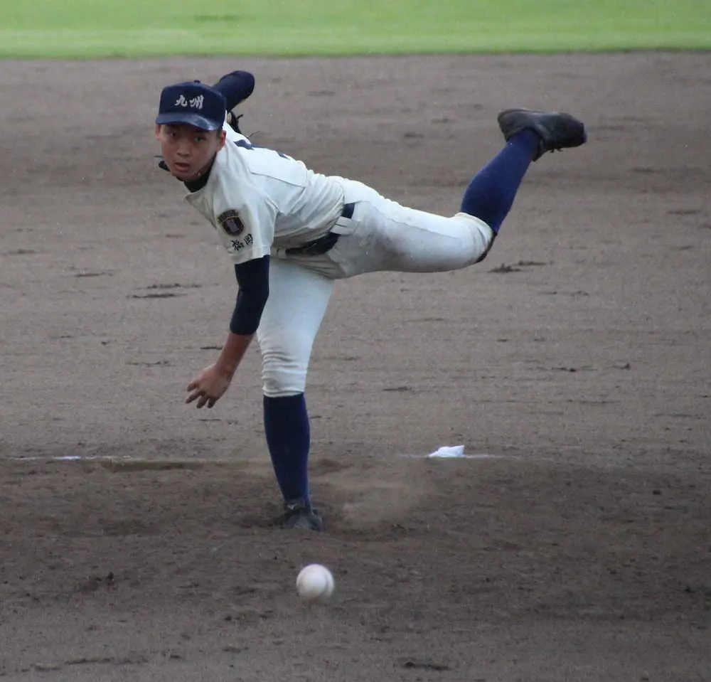 【画像・写真】九産大九州の“工藤公康”古川　投打に活躍「自分で打って乗れた」2失点完投＆逆転2点適時打