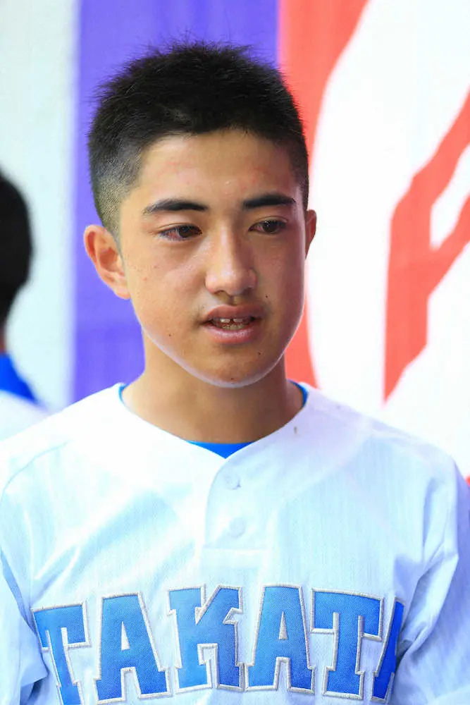 【画像・写真】元マネジャーが立った初の先発マウンド　「1イニングの貸し」に憧れた高田・金野颯汰