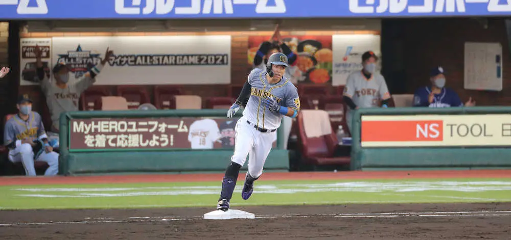 【画像・写真】阪神・佐藤輝　史上5人目新人球宴弾！セでは4人全員が阪神選手