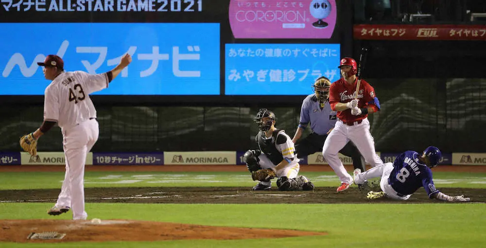 【画像・写真】広島・菊池涼は同点劇演出打!!鈴木誠は今球宴無安打も満足げ