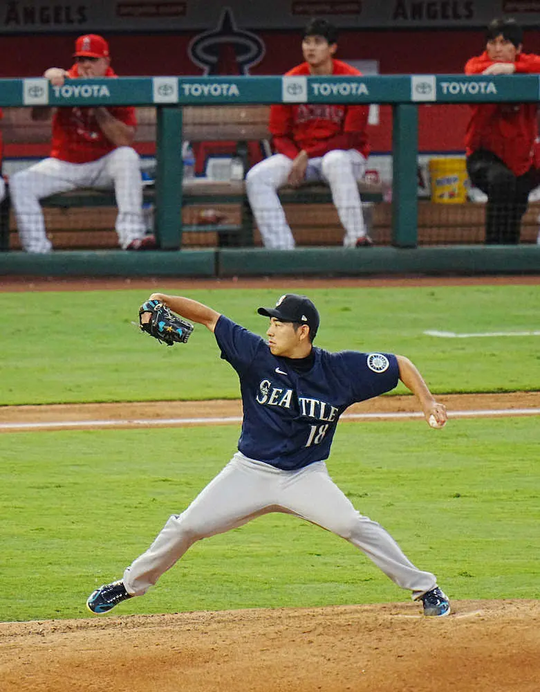 【画像・写真】マリナーズ・雄星　大谷、ウォルシュ封じるもメジャー自己ワーストタイ7失点で5敗目