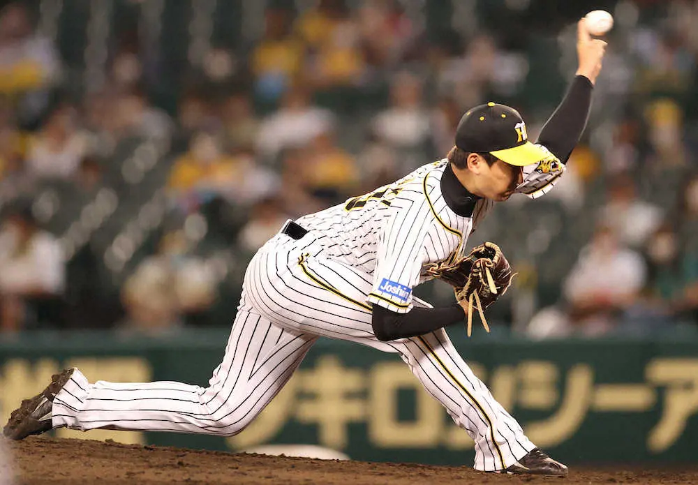 阪神 岩崎 侍 稲葉監督も驚いた唯一無二の投球フォーム Npb投手で 最も前の リリースポイント スポニチ Sponichi Annex 野球