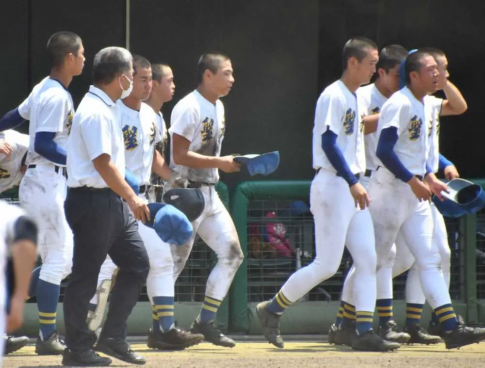 【画像・写真】聖光学院、歴代最長14大会連続出場ならず　斎藤監督「どこかで途切れるのが記録」