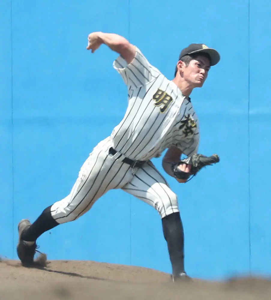【画像・写真】明桜　エース風間温存して決勝進出　3投手で完封リレー、大一番へ万全
