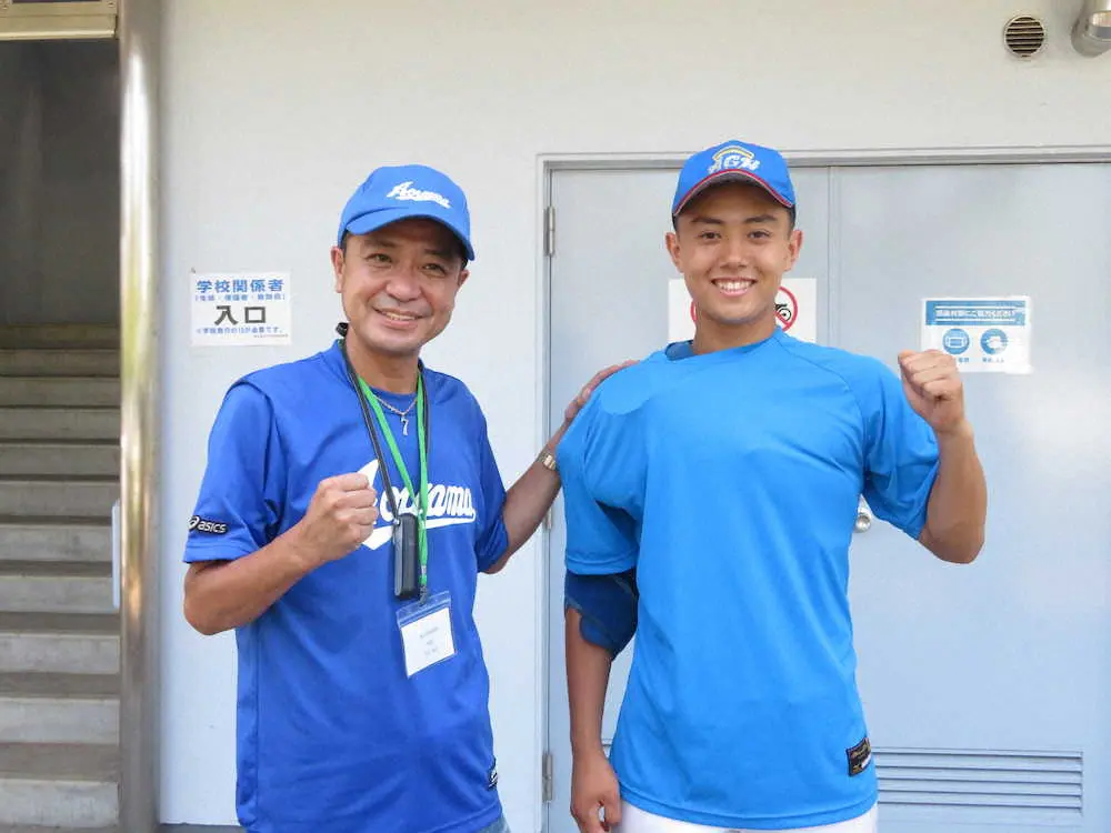 【画像・写真】青山学院　中山秀征次男・脩悟　毎回13Kで3失点完投、“ヒデちゃんスマイル”全開
