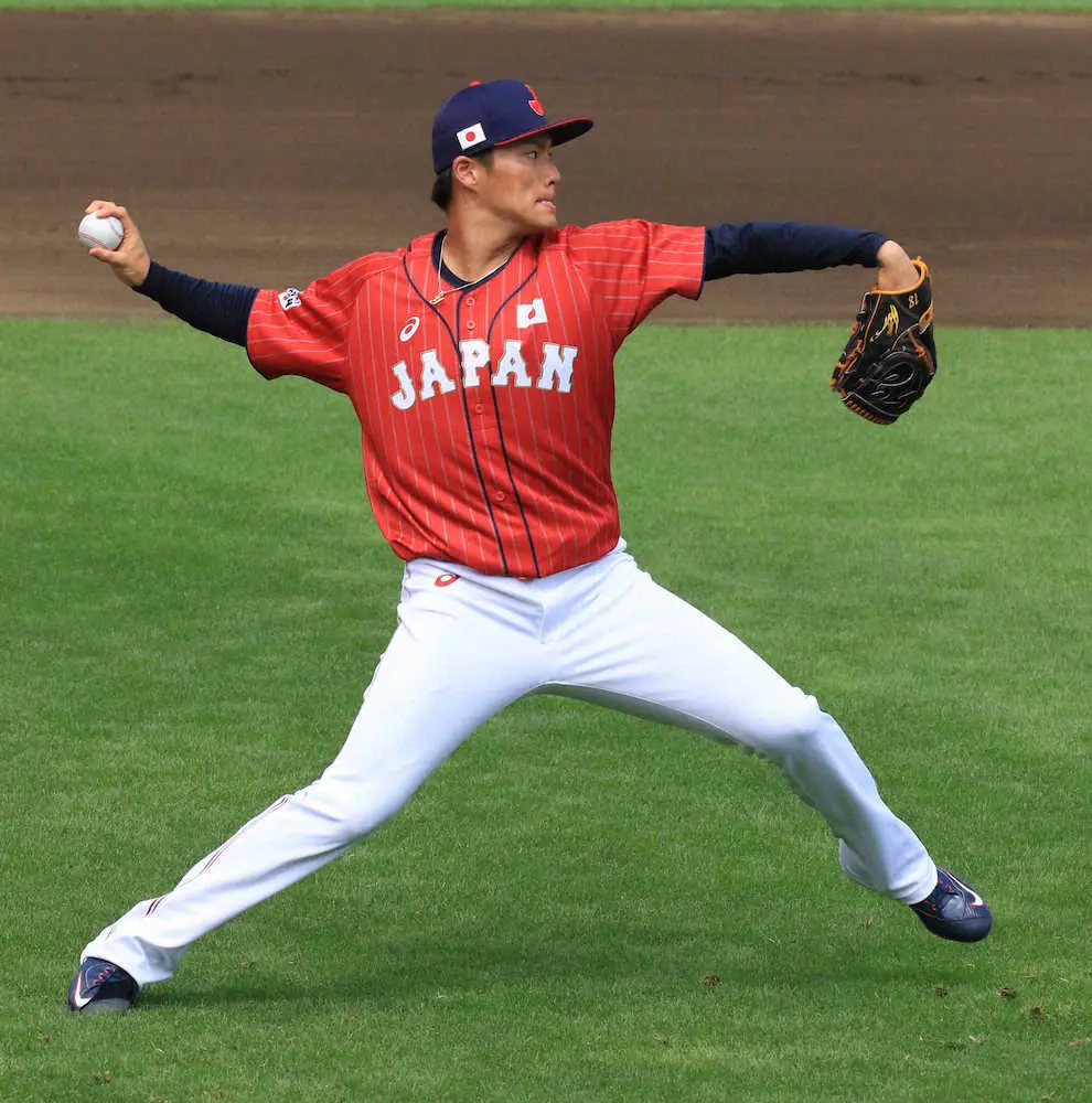 【画像・写真】侍J　24日楽天戦先発は山本　柳田はベンチスタートで中堅は近藤に