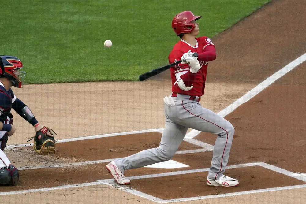 【画像・写真】大谷翔平　4打数無安打3三振で2試合連続3三振、対マエケンは3の0 チームは逆転勝ちで連敗ストップ