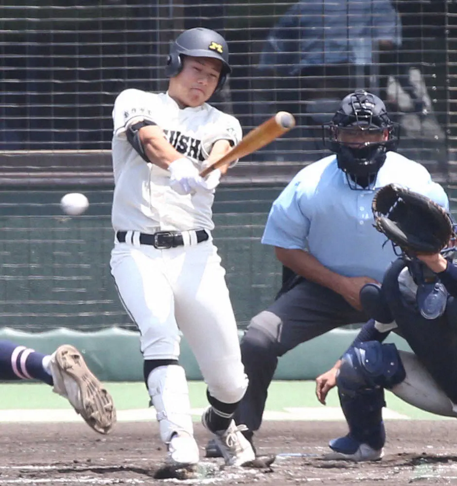 【画像・写真】松商学園4年ぶり37度目V　甲子園夏最多出場あと1　今井がV打&好救援