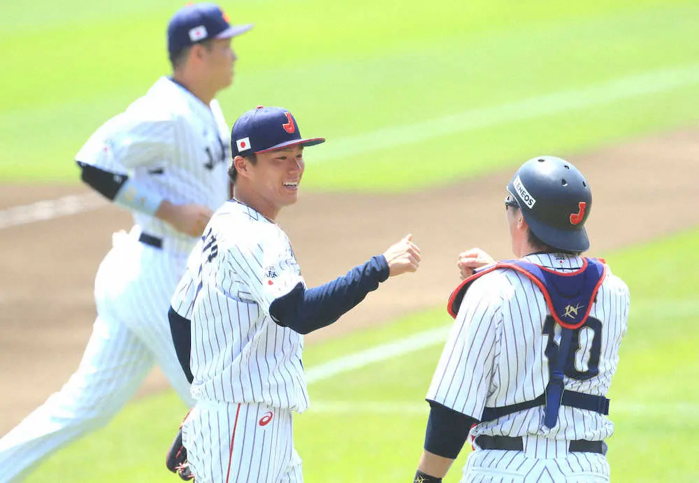 【画像・写真】侍・由伸「いろいろな球種試せた」　2回1安打無失点、開幕投手決定的な28日ドミニカ戦へ万全