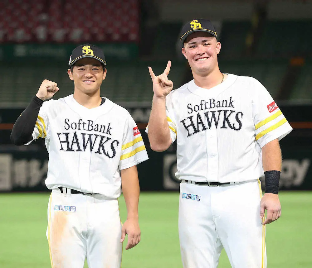 【画像・写真】ソフトバンク・谷川原　後半戦出場へ猛アピール弾　五輪代表の柳田の活躍に刺激　リチャードも2ラン