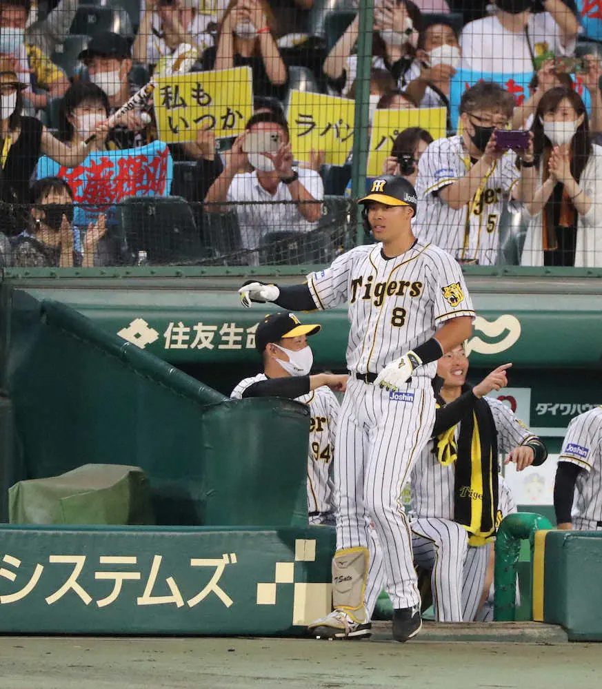 【画像・写真】3戦3発の阪神・佐藤輝　試行錯誤が「うまくいっている」　近大先輩アーチェリー・古川「銅」も刺激に