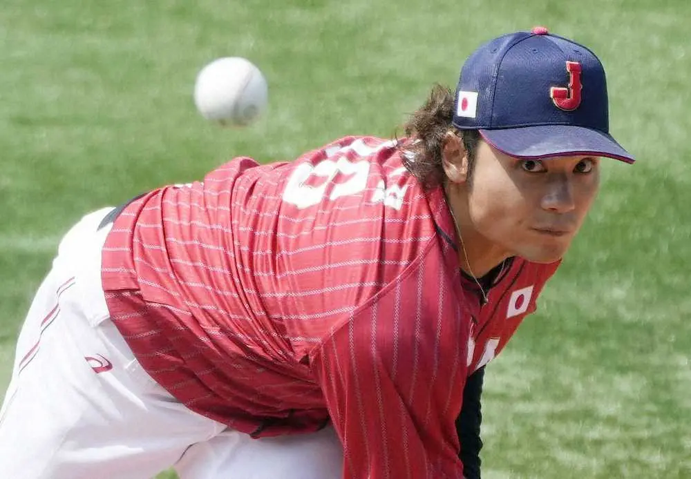 【画像・写真】侍ジャパン・伊藤大海　森下からの継投に「同級生として負けたくない」