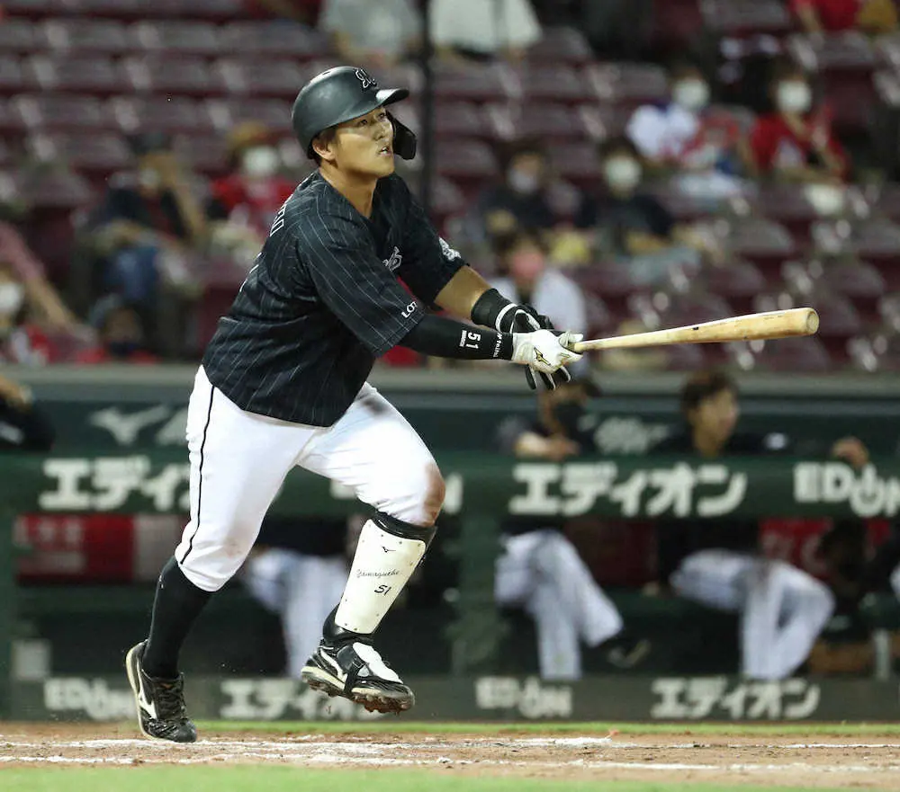 【画像・写真】ん？ロッテ・山口が「確変中」だ　2試合連続の3安打3打点　合わせて6安打6打点の大暴れ